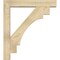 Ekena Millwork Merced Block Rough Sawn Bracket w/ Offset Brace, Douglas Fir, 6"W x 32"D x 36"H BKT0604X32X36MRC05RDF - alternate 2